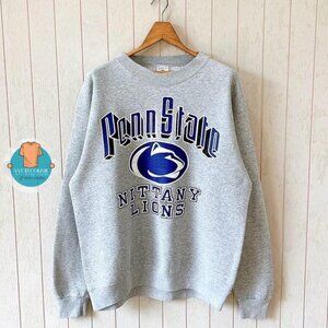 Penn State Nittany Lions Made In USA Shirt Sweatshirt Retro grey '95